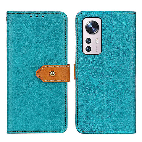 Coque Portefeuille Livre Cuir Etui Clapet K05Z pour Xiaomi Mi 12S 5G Vert