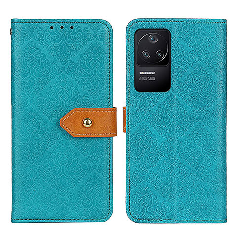 Coque Portefeuille Livre Cuir Etui Clapet K05Z pour Xiaomi Poco F4 5G Vert