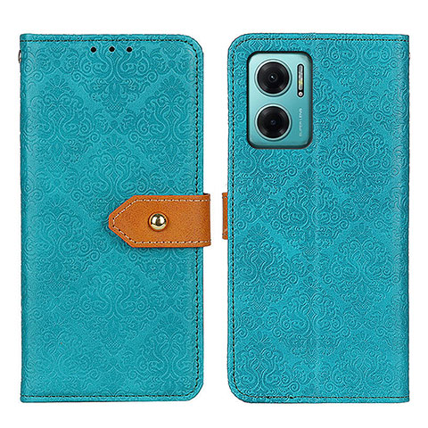 Coque Portefeuille Livre Cuir Etui Clapet K05Z pour Xiaomi Redmi 10 5G Vert