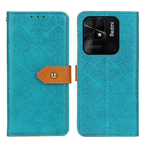 Coque Portefeuille Livre Cuir Etui Clapet K05Z pour Xiaomi Redmi 10 Power Vert