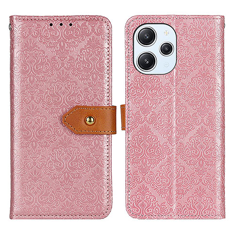 Coque Portefeuille Livre Cuir Etui Clapet K05Z pour Xiaomi Redmi 12 4G Rose