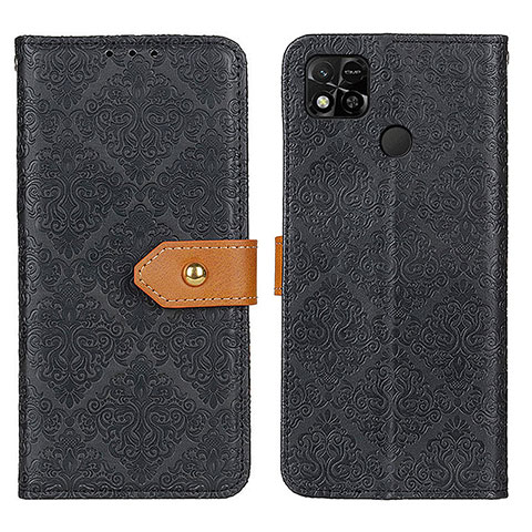 Coque Portefeuille Livre Cuir Etui Clapet K05Z pour Xiaomi Redmi 9C Noir