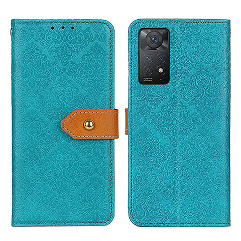 Coque Portefeuille Livre Cuir Etui Clapet K05Z pour Xiaomi Redmi Note 11 Pro 5G Vert