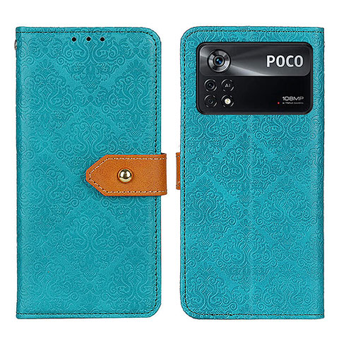 Coque Portefeuille Livre Cuir Etui Clapet K05Z pour Xiaomi Redmi Note 11E Pro 5G Vert