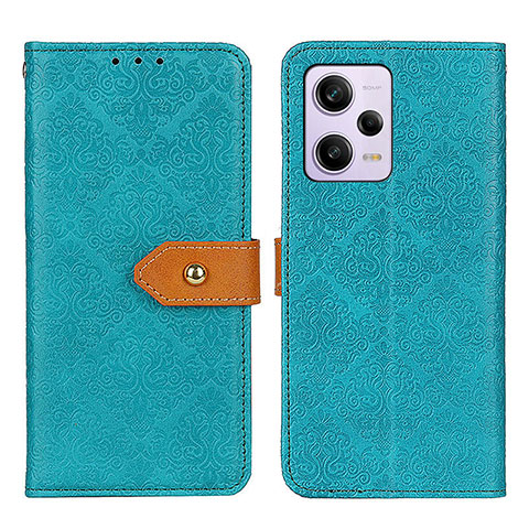 Coque Portefeuille Livre Cuir Etui Clapet K05Z pour Xiaomi Redmi Note 12 Pro 5G Vert