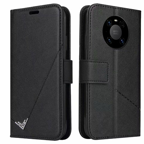 Coque Portefeuille Livre Cuir Etui Clapet K06 pour Huawei Mate 40E Pro 5G Noir