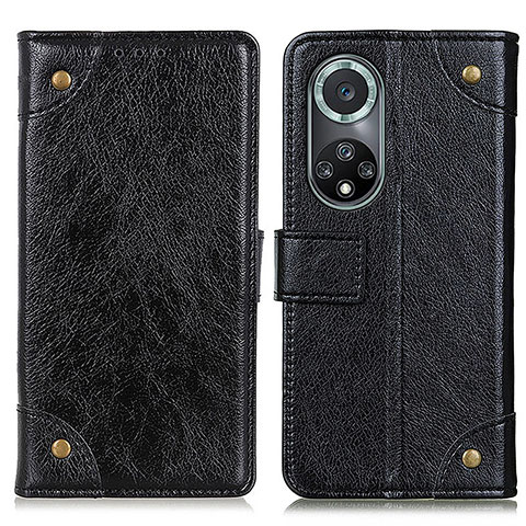 Coque Portefeuille Livre Cuir Etui Clapet K06Z pour Huawei Honor 50 Pro 5G Noir