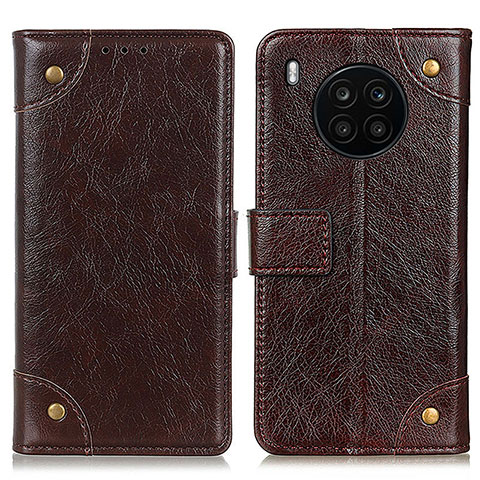 Coque Portefeuille Livre Cuir Etui Clapet K06Z pour Huawei Nova 8i Marron