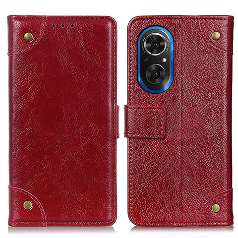 Coque Portefeuille Livre Cuir Etui Clapet K06Z pour Huawei Nova 9 SE Rouge