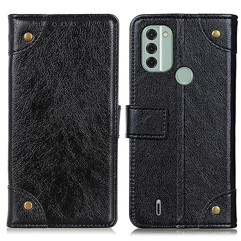 Coque Portefeuille Livre Cuir Etui Clapet K06Z pour Nokia C31 Noir