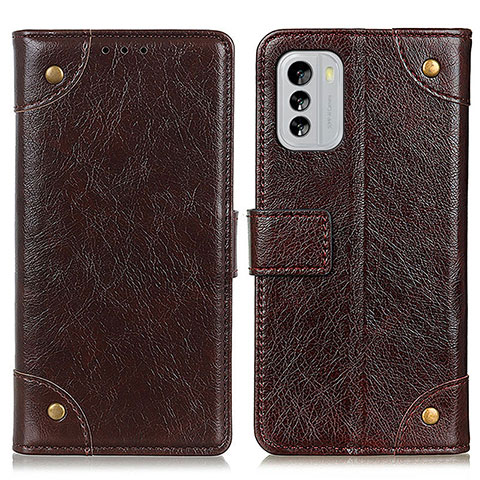 Coque Portefeuille Livre Cuir Etui Clapet K06Z pour Nokia G60 5G Marron