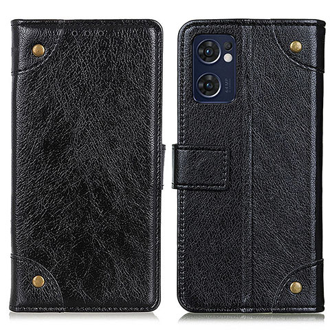 Coque Portefeuille Livre Cuir Etui Clapet K06Z pour OnePlus Nord CE 2 5G Noir