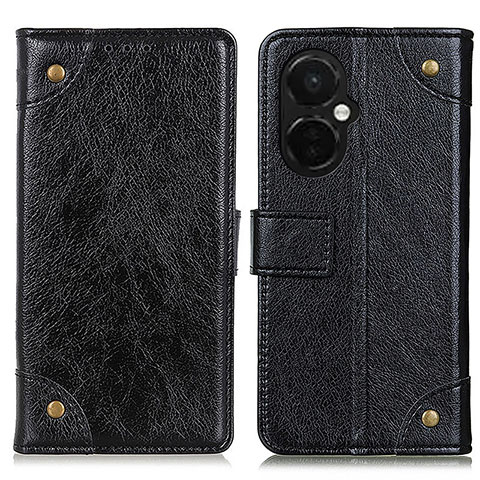 Coque Portefeuille Livre Cuir Etui Clapet K06Z pour OnePlus Nord CE 3 Lite 5G Noir