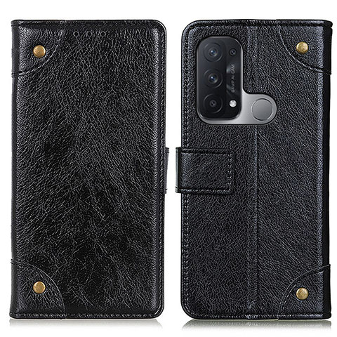 Coque Portefeuille Livre Cuir Etui Clapet K06Z pour Oppo Reno5 A Noir