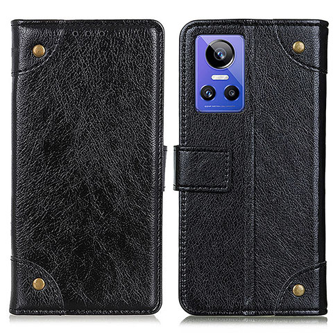 Coque Portefeuille Livre Cuir Etui Clapet K06Z pour Realme GT Neo3 5G Noir