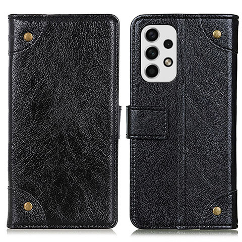 Coque Portefeuille Livre Cuir Etui Clapet K06Z pour Samsung Galaxy A23 5G Noir