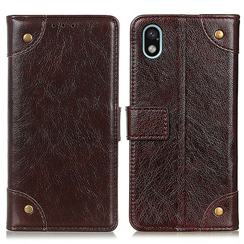 Coque Portefeuille Livre Cuir Etui Clapet K06Z pour Sony Xperia Ace III Marron