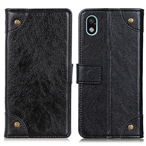 Coque Portefeuille Livre Cuir Etui Clapet K06Z pour Sony Xperia Ace III Noir