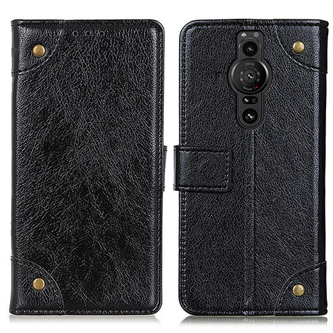 Coque Portefeuille Livre Cuir Etui Clapet K06Z pour Sony Xperia PRO-I Noir