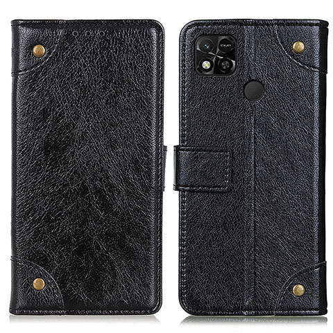 Coque Portefeuille Livre Cuir Etui Clapet K06Z pour Xiaomi POCO C3 Noir