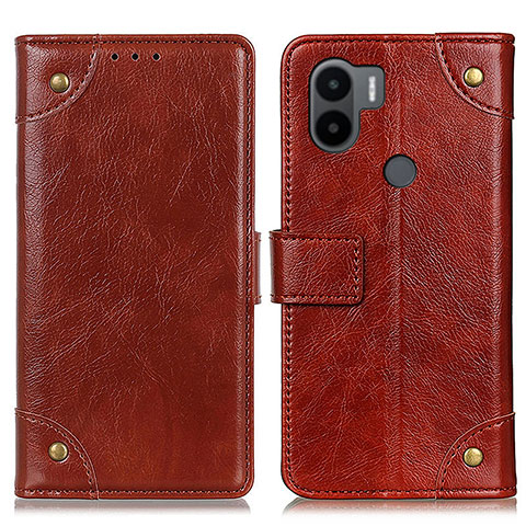 Coque Portefeuille Livre Cuir Etui Clapet K06Z pour Xiaomi Redmi A1 Plus Brun Clair