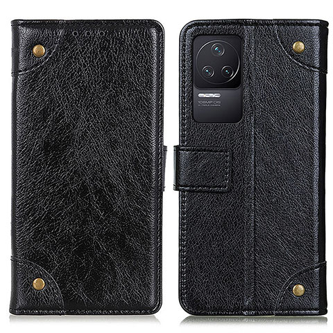 Coque Portefeuille Livre Cuir Etui Clapet K06Z pour Xiaomi Redmi K50 5G Noir