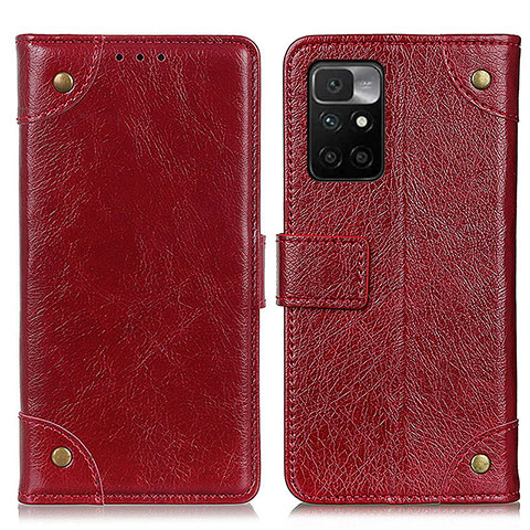 Coque Portefeuille Livre Cuir Etui Clapet K06Z pour Xiaomi Redmi Note 11 4G (2021) Brun Clair