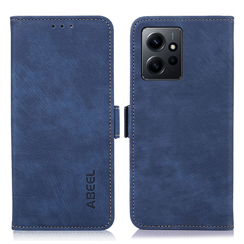 Coque Portefeuille Livre Cuir Etui Clapet K06Z pour Xiaomi Redmi Note 12 4G Bleu