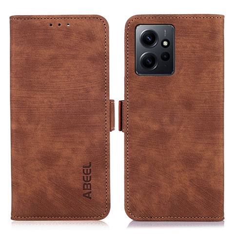 Coque Portefeuille Livre Cuir Etui Clapet K06Z pour Xiaomi Redmi Note 12 4G Marron