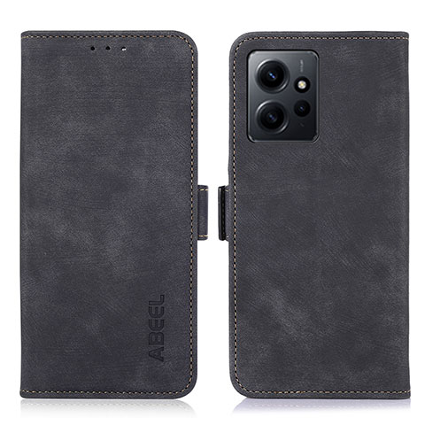 Coque Portefeuille Livre Cuir Etui Clapet K06Z pour Xiaomi Redmi Note 12 4G Noir