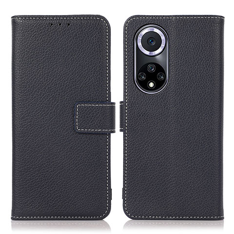 Coque Portefeuille Livre Cuir Etui Clapet K07Z pour Huawei Honor 50 5G Bleu