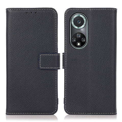 Coque Portefeuille Livre Cuir Etui Clapet K07Z pour Huawei Honor 50 Pro 5G Bleu