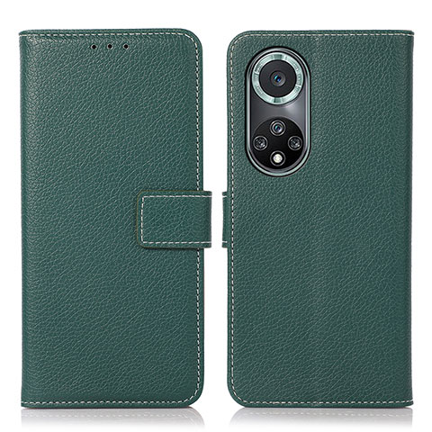 Coque Portefeuille Livre Cuir Etui Clapet K07Z pour Huawei Honor 50 Pro 5G Vert