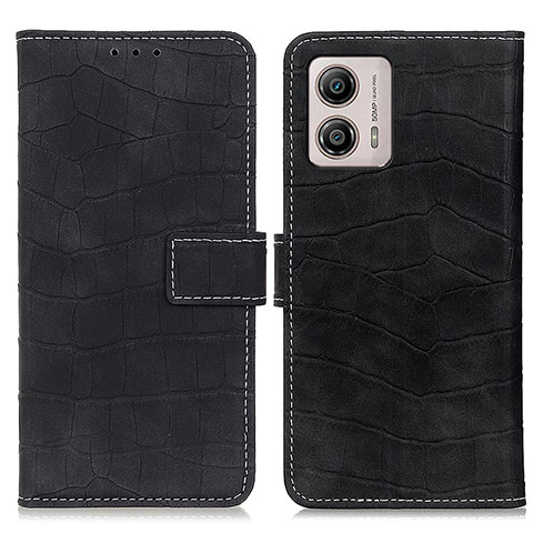 Coque Portefeuille Livre Cuir Etui Clapet K07Z pour Motorola Moto G53 5G Noir