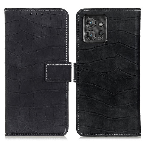 Coque Portefeuille Livre Cuir Etui Clapet K07Z pour Motorola ThinkPhone 5G Noir