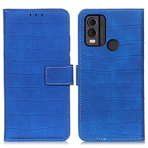 Coque Portefeuille Livre Cuir Etui Clapet K07Z pour Nokia C22 Bleu