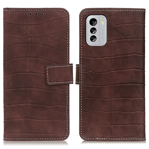 Coque Portefeuille Livre Cuir Etui Clapet K07Z pour Nokia G60 5G Marron