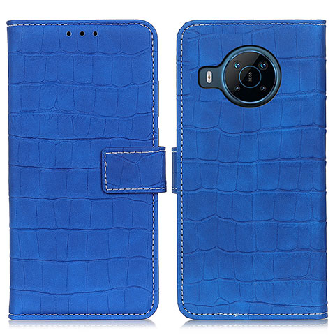 Coque Portefeuille Livre Cuir Etui Clapet K07Z pour Nokia X100 5G Bleu