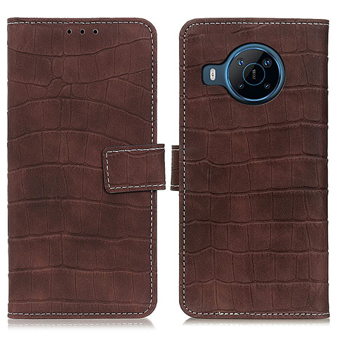 Coque Portefeuille Livre Cuir Etui Clapet K07Z pour Nokia X100 5G Marron