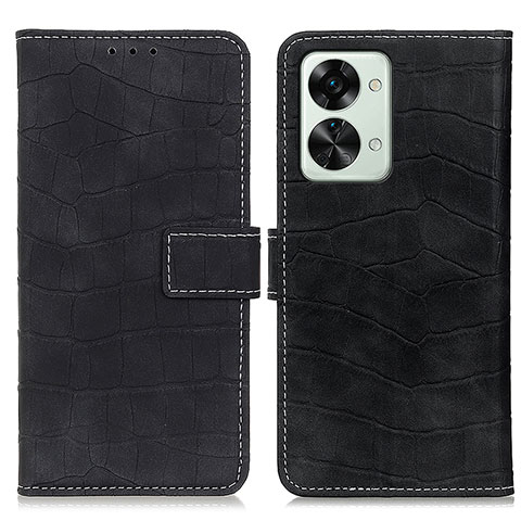 Coque Portefeuille Livre Cuir Etui Clapet K07Z pour OnePlus Nord 2T 5G Noir