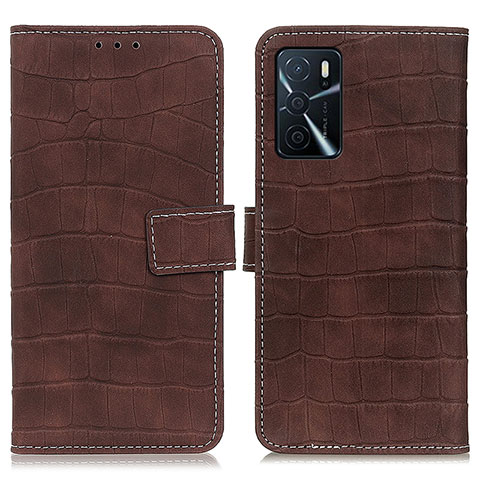 Coque Portefeuille Livre Cuir Etui Clapet K07Z pour Oppo A16 Marron