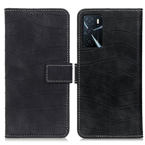 Coque Portefeuille Livre Cuir Etui Clapet K07Z pour Oppo A16 Noir