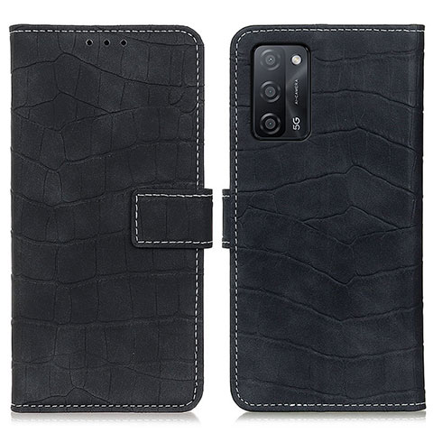 Coque Portefeuille Livre Cuir Etui Clapet K07Z pour Oppo A53s 5G Noir