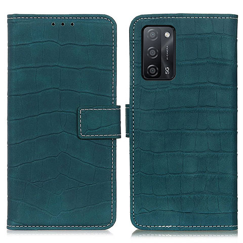 Coque Portefeuille Livre Cuir Etui Clapet K07Z pour Oppo A53s 5G Vert