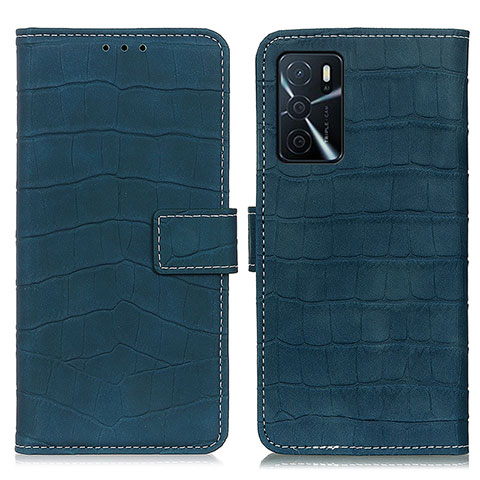 Coque Portefeuille Livre Cuir Etui Clapet K07Z pour Oppo A54s Vert