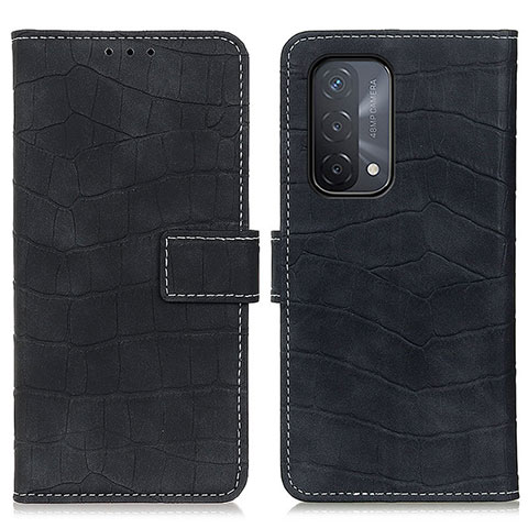 Coque Portefeuille Livre Cuir Etui Clapet K07Z pour Oppo A93 5G Noir