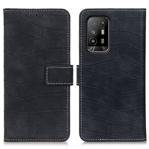 Coque Portefeuille Livre Cuir Etui Clapet K07Z pour Oppo A94 5G Noir