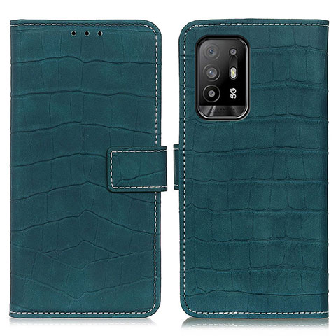 Coque Portefeuille Livre Cuir Etui Clapet K07Z pour Oppo A95 5G Vert