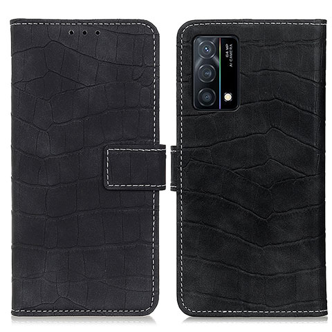 Coque Portefeuille Livre Cuir Etui Clapet K07Z pour Oppo K9 5G Noir