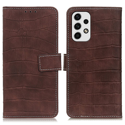 Coque Portefeuille Livre Cuir Etui Clapet K07Z pour Samsung Galaxy A23 4G Marron